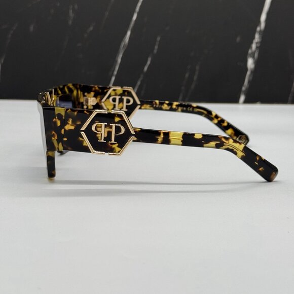 NEW SPP092M 0781 PHILIPP PLEIN GLOOM HAVANA MEN SUNGLASSES - Picture 8 of 11